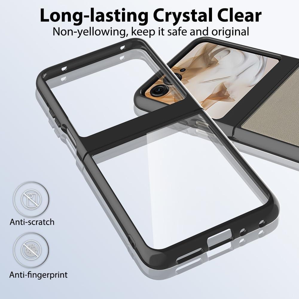 Funda Cristal Transparente Motorola Razr 2024 - TPU y PC