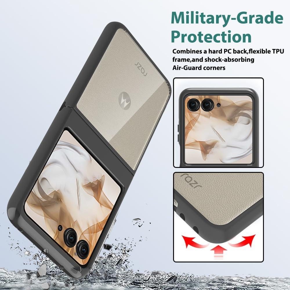 Funda Cristal Transparente Motorola Razr 2024 - TPU y PC