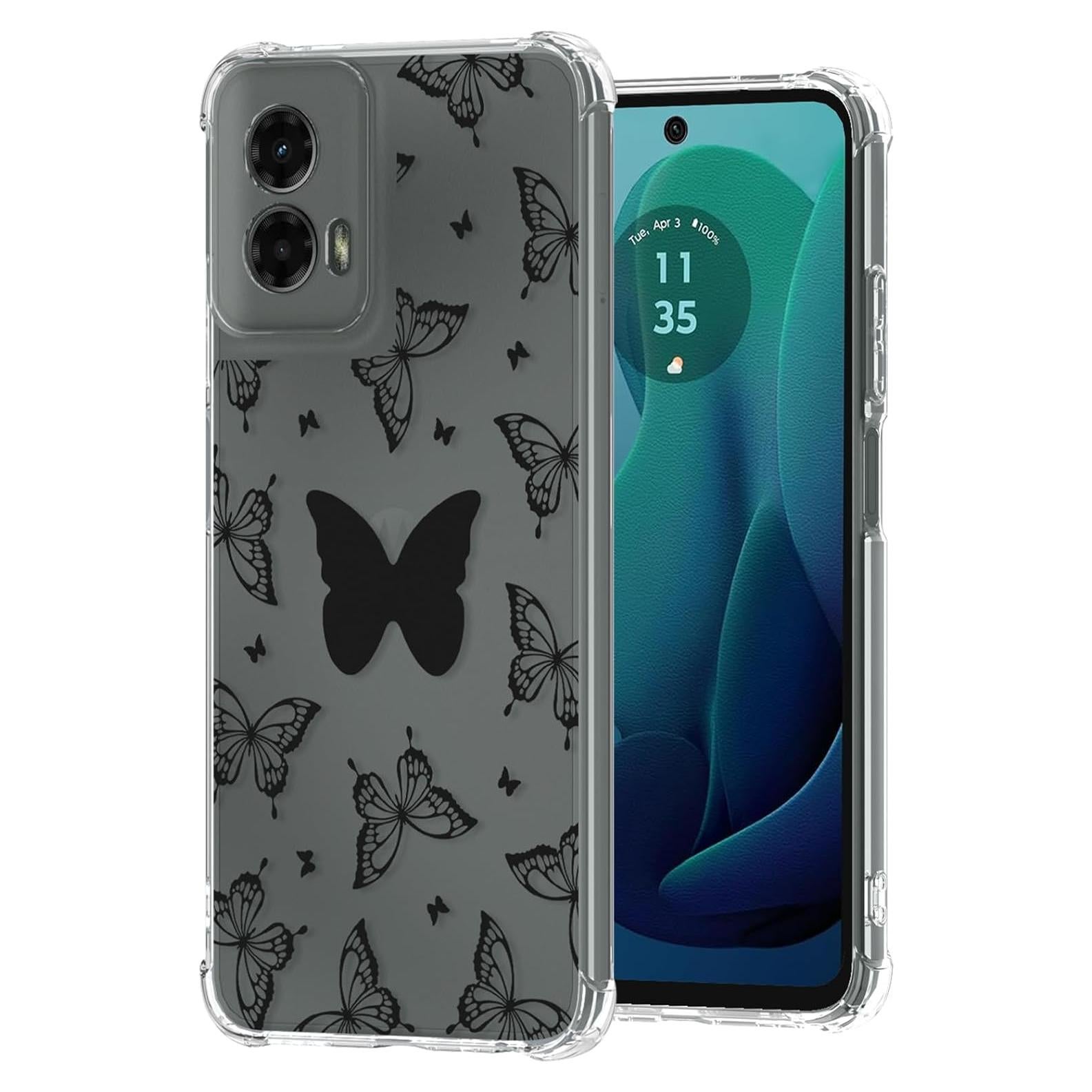 Funda Buleens para Motorola Moto G 5G 2024 - TPU Flexible Mariposa