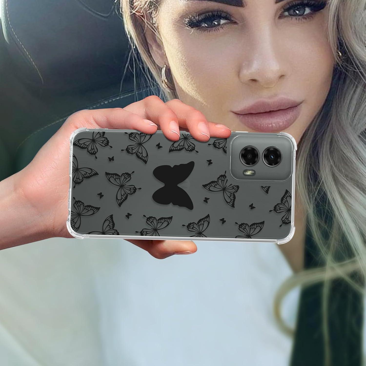 Funda Buleens para Motorola Moto G 5G 2024 - TPU Flexible Mariposa