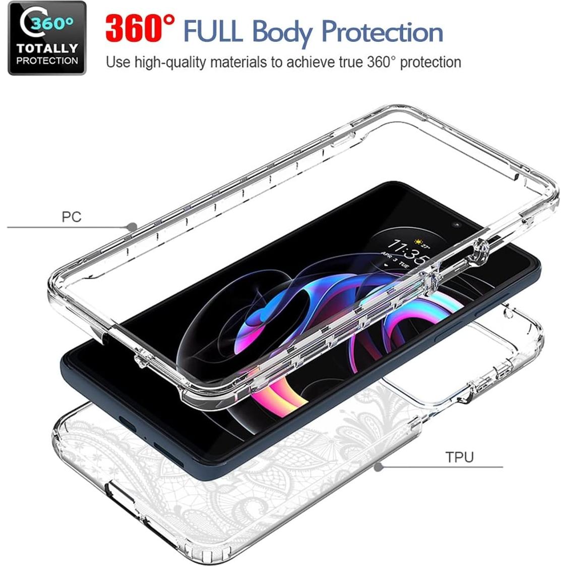 Funda Protectora para Motorola Moto Edge 20 Pro 5G Mandala