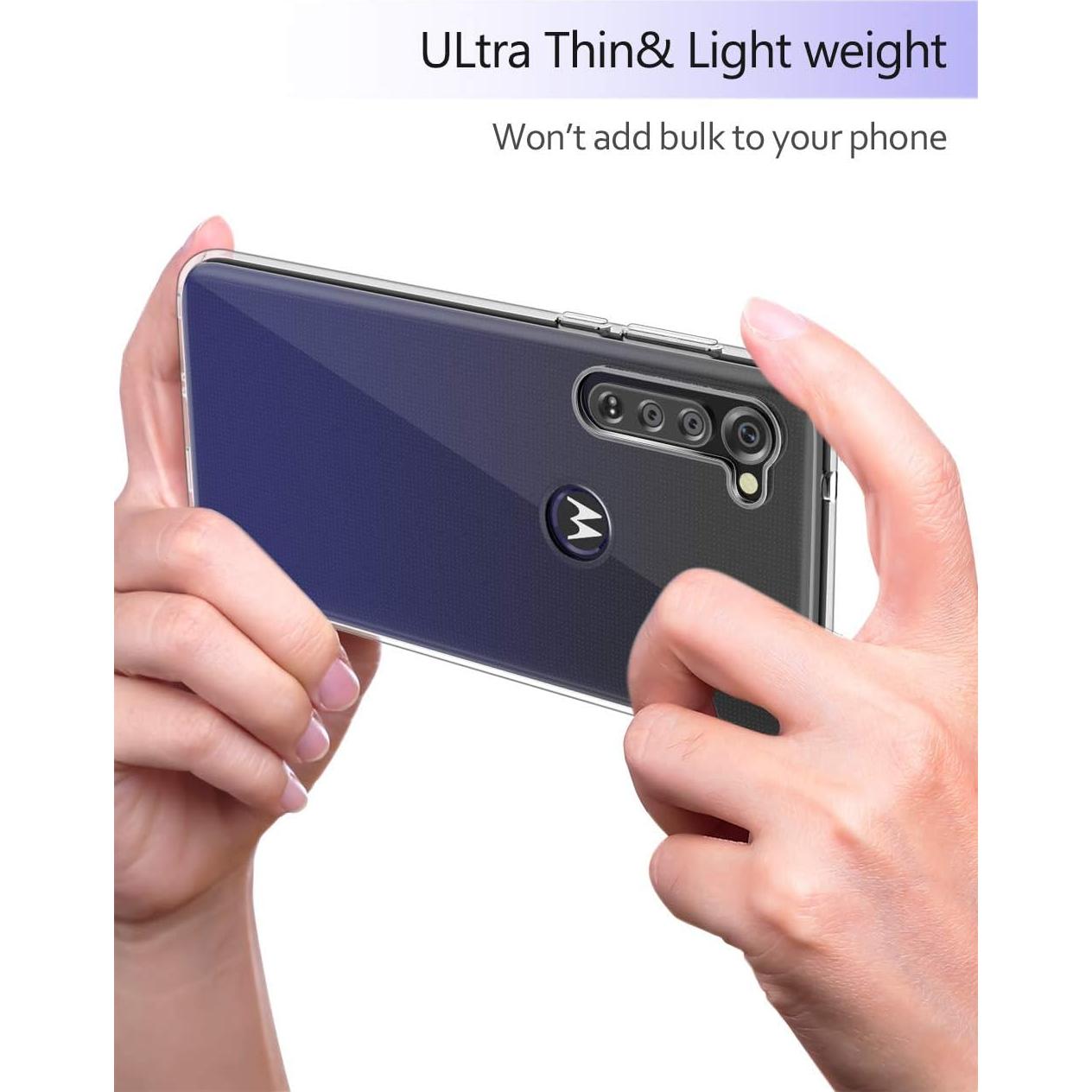 Funda Transparente TPU KEEPCA para Moto G Stylus 2020 - Delgada y Anti-Rasguños