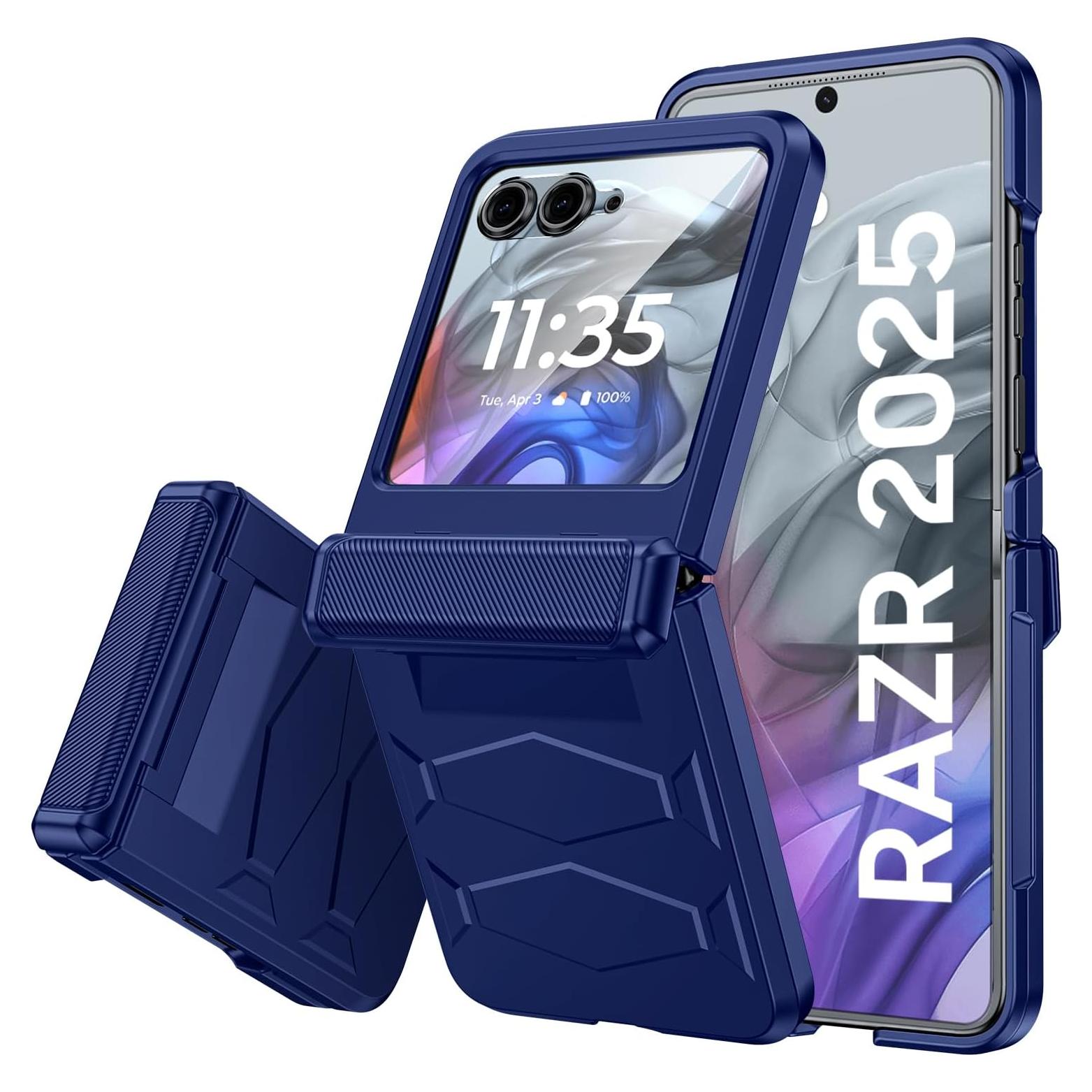 Funda Vizvera para Motorola Razr 2025 con Protector de Pantalla