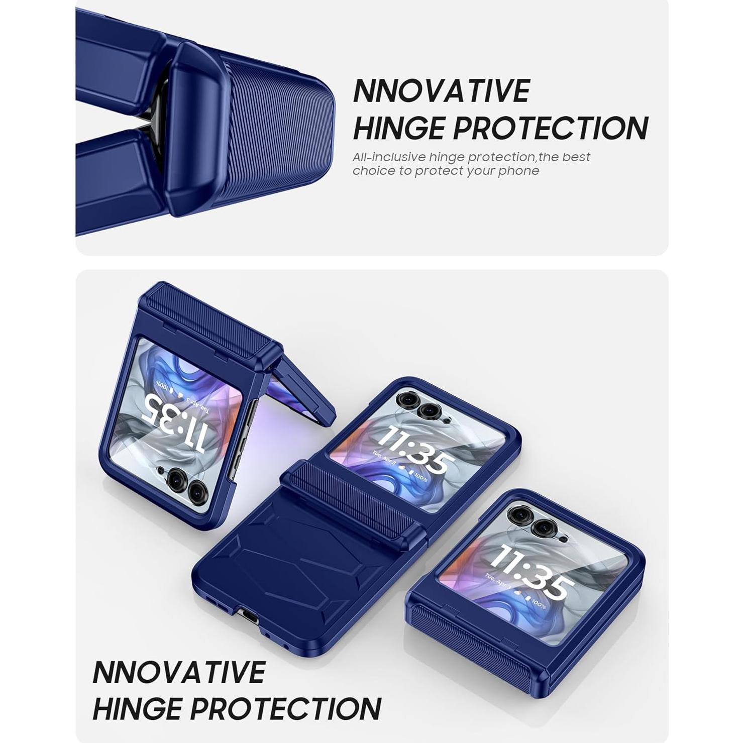 Funda Vizvera para Motorola Razr 2025 con Protector de Pantalla