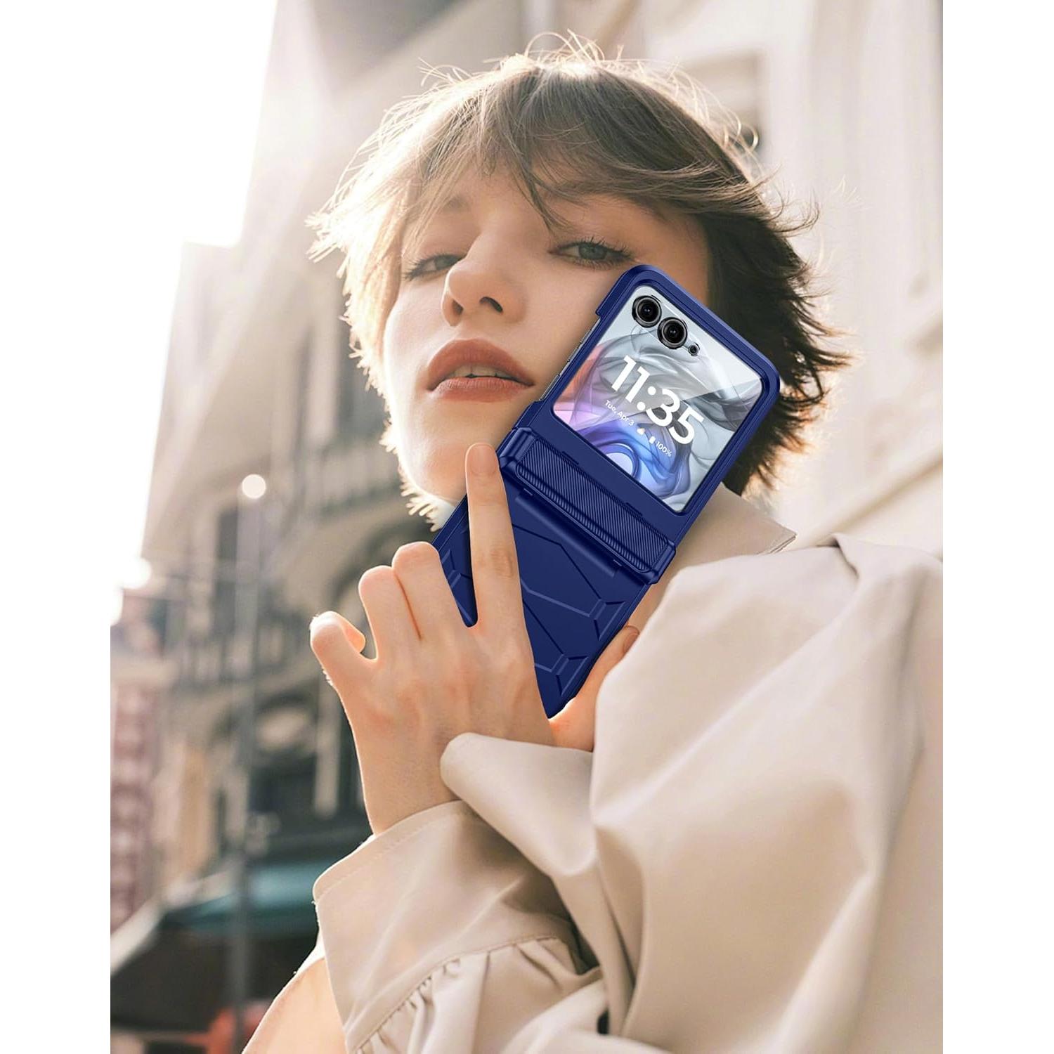 Funda Vizvera para Motorola Razr 2025 con Protector de Pantalla