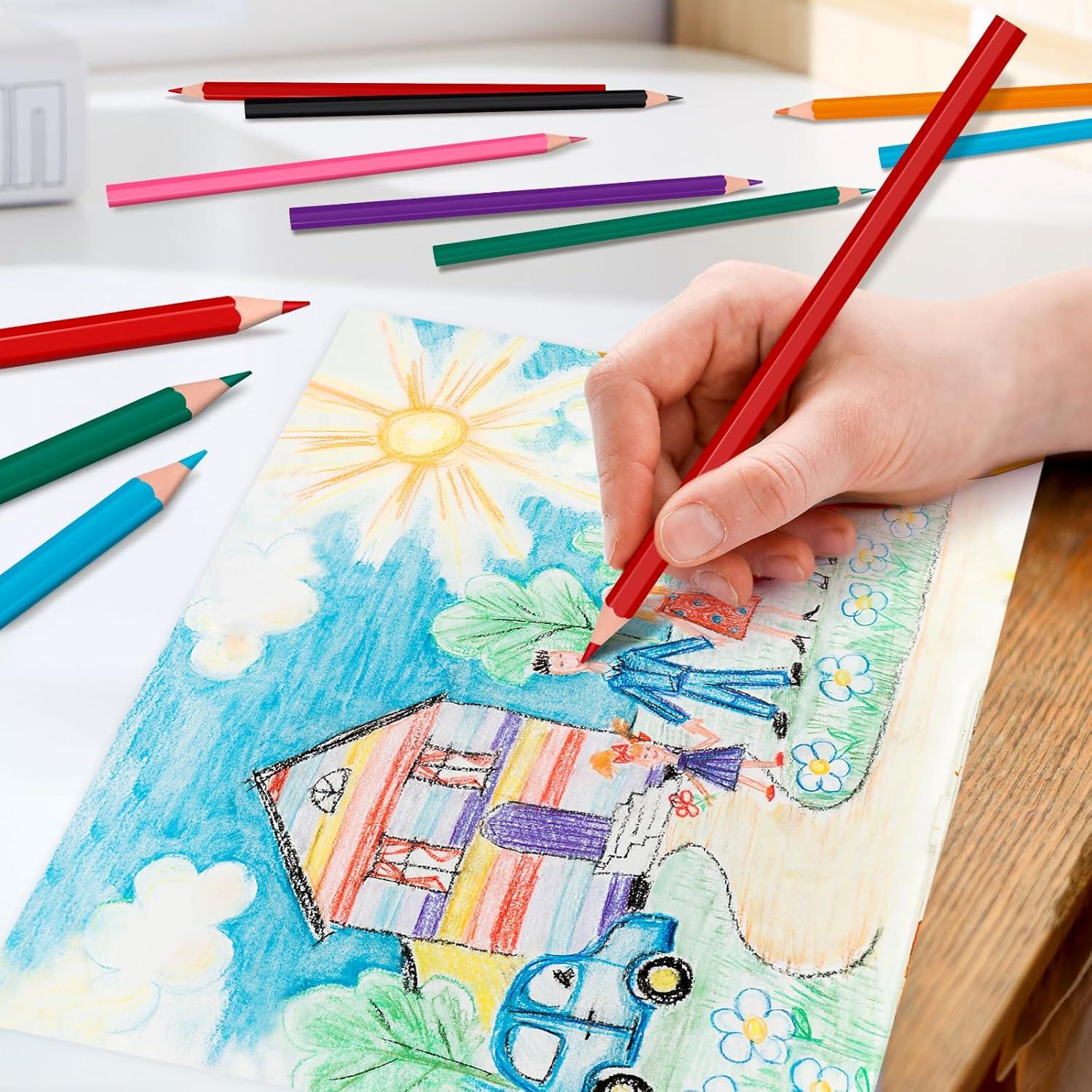 Set de 288 Lápices de Colores YEGEER Multicolor Pre-afilados