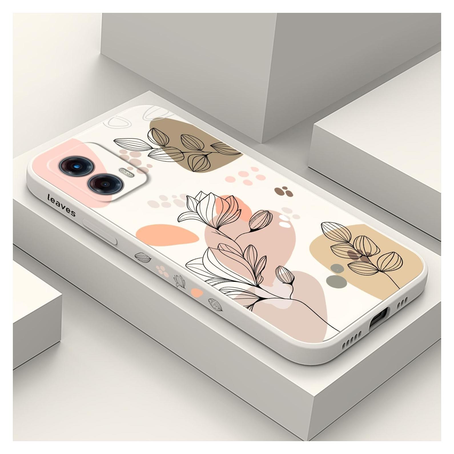 Funda Slim de Silicona para Motorola Moto G 5G 2023 - Flores