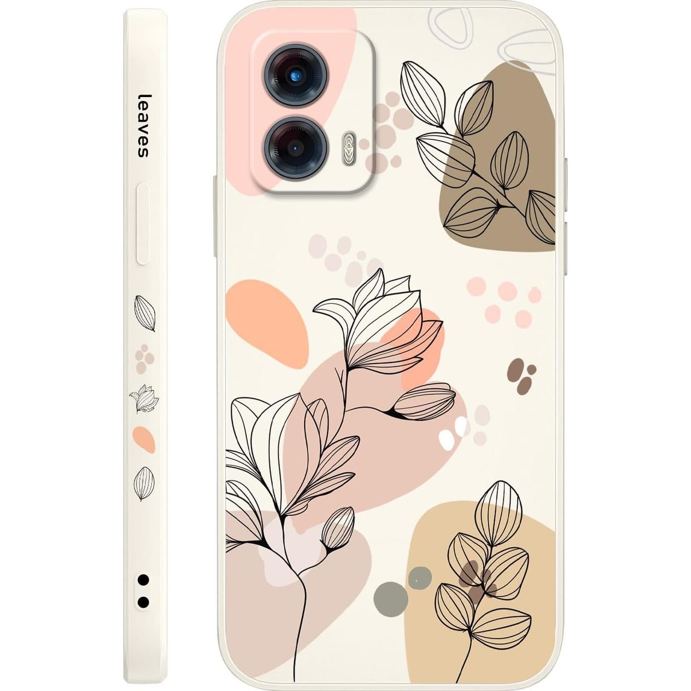 Funda Slim de Silicona para Motorola Moto G 5G 2023 - Flores