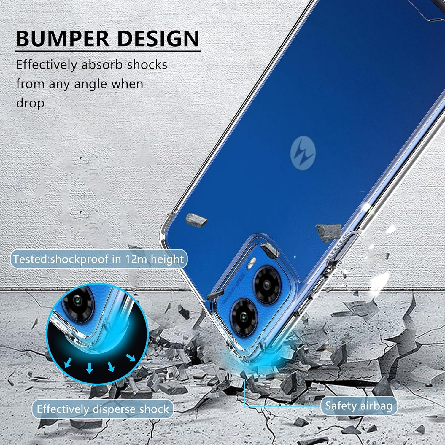 Funda TPU Transparente Anoowkoa para Moto G45 5G/G34 5G