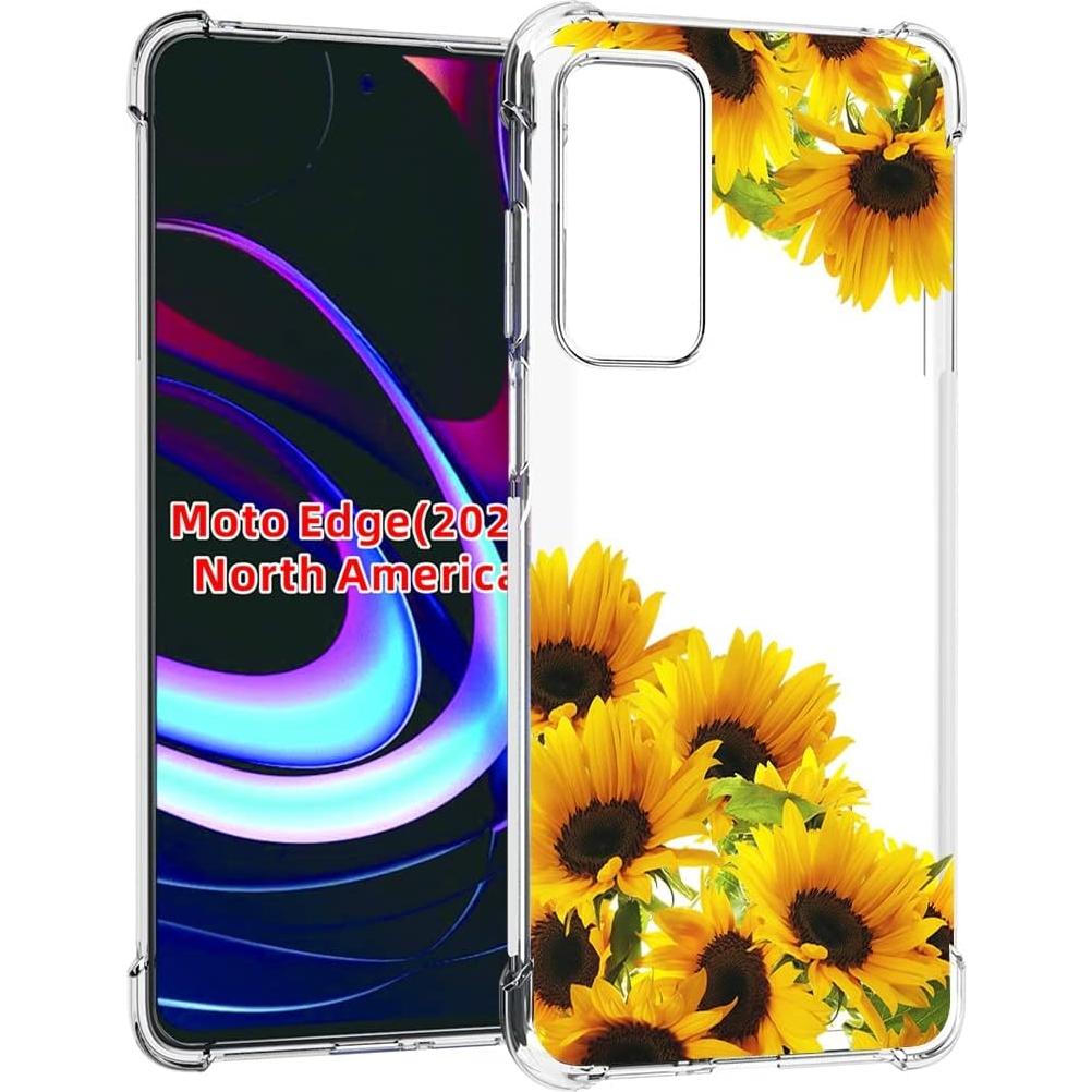 Funda Protectora TPU Motorola Moto Edge 2021 Girasol