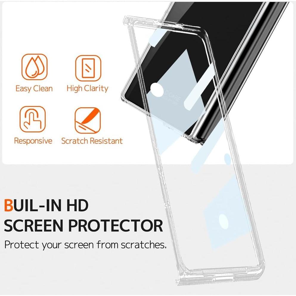 Funda MSOTES para Galaxy Z Fold 7 con MagSafe y protector 9H