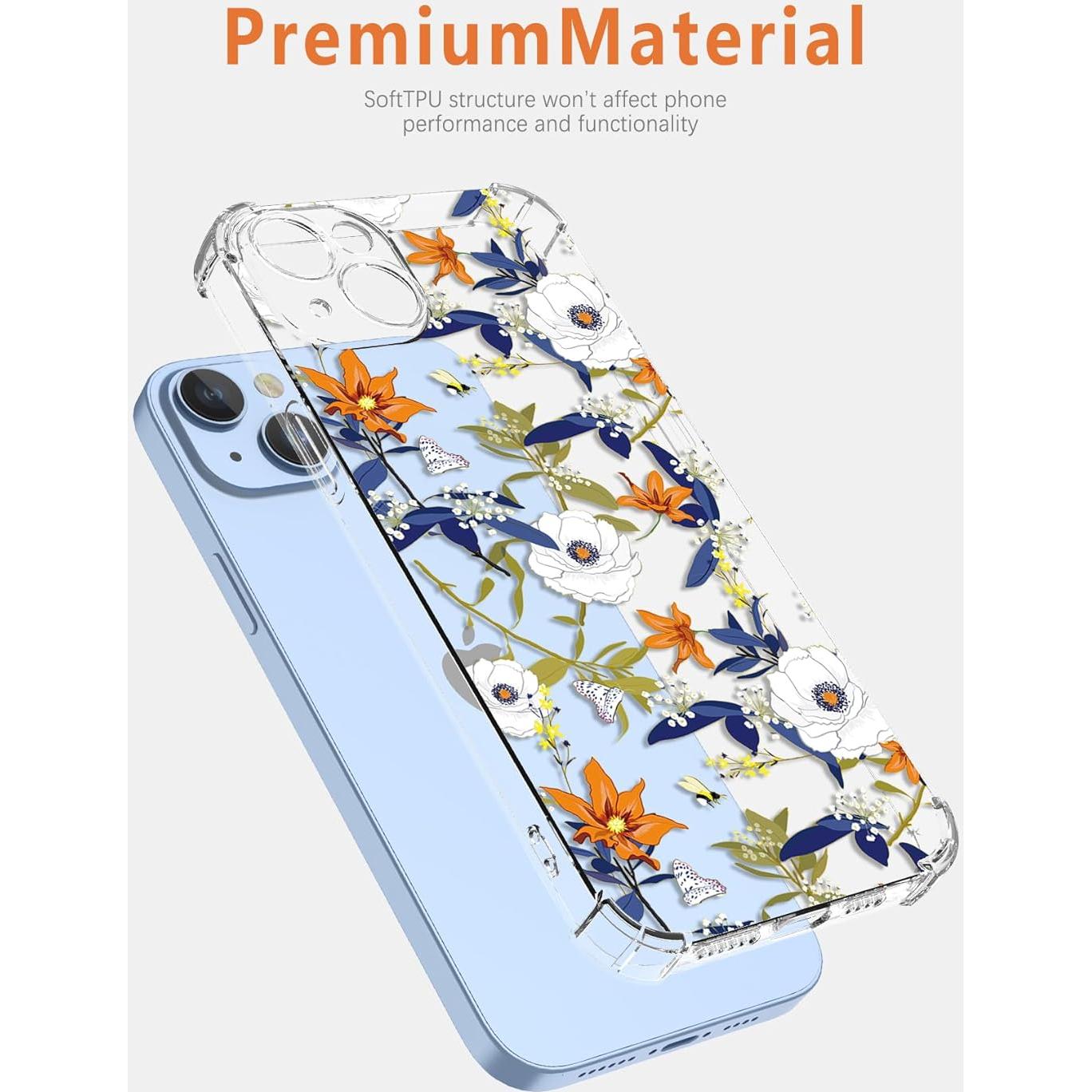 Funda TPU Transparente Floral para Moto G Stylus 5G 2022
