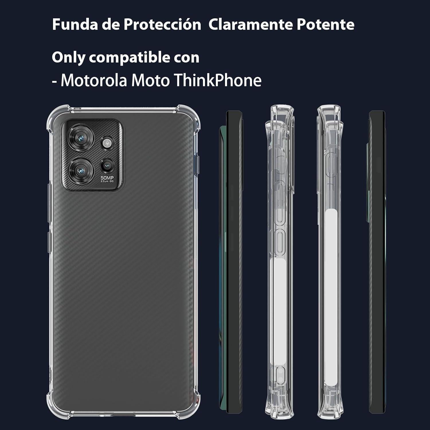 Funda TPU Transparente USTIYA para Motorola Moto ThinkPhone