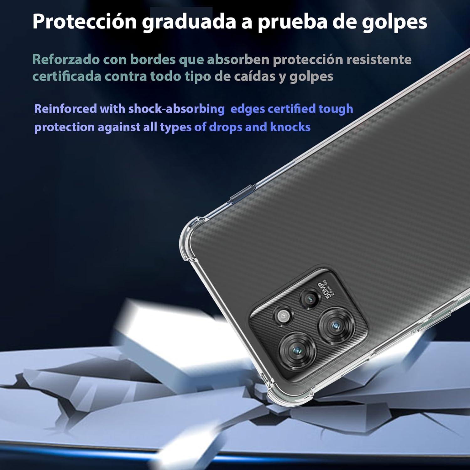 Funda TPU Transparente USTIYA para Motorola Moto ThinkPhone