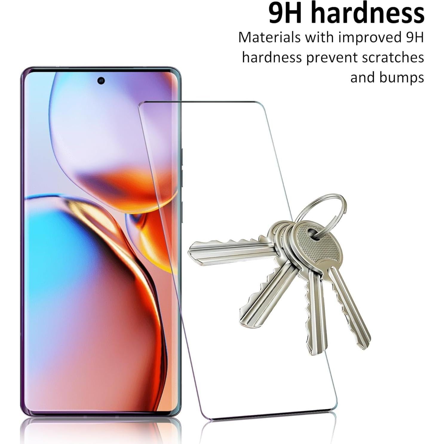 Protector de Pantalla Dureza 9H para Motorola Edge Plus 2023 - 2 Unidades