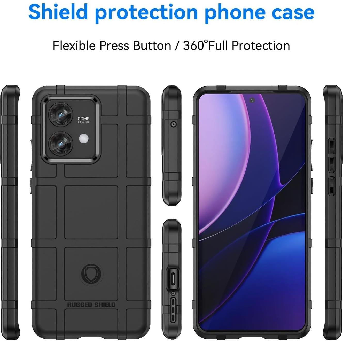 Funda Ajustada Motorola Edge 40 Neo, Protección Anticaídas