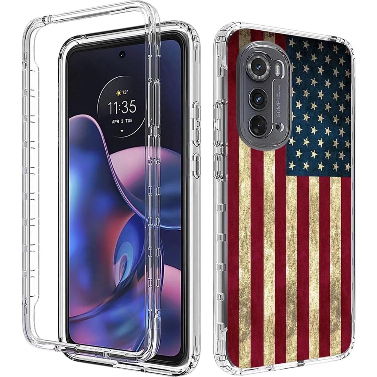 Funda Protectora Floral para Motorola Moto Edge 2022 5G