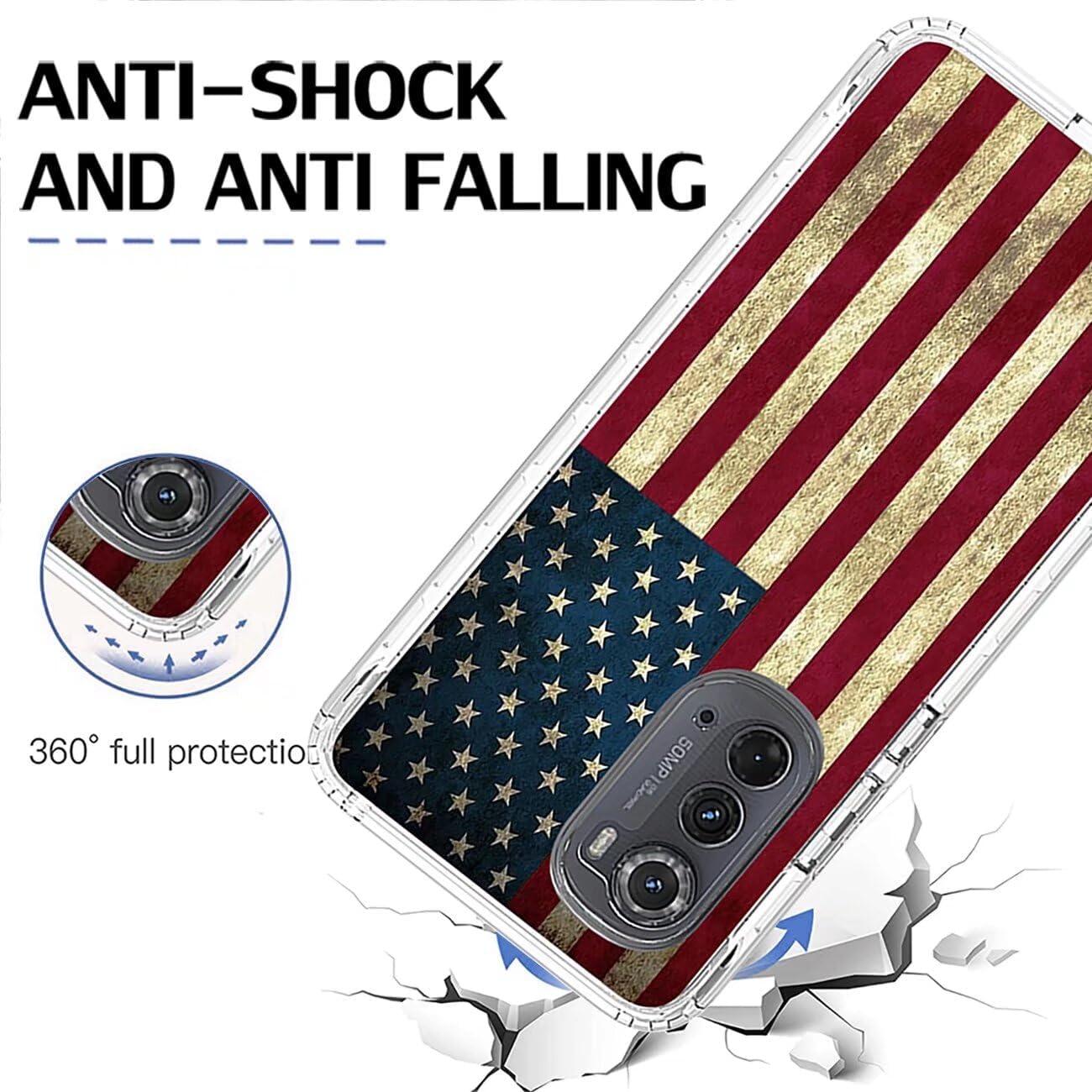 Funda Protectora Floral para Motorola Moto Edge 2022 5G