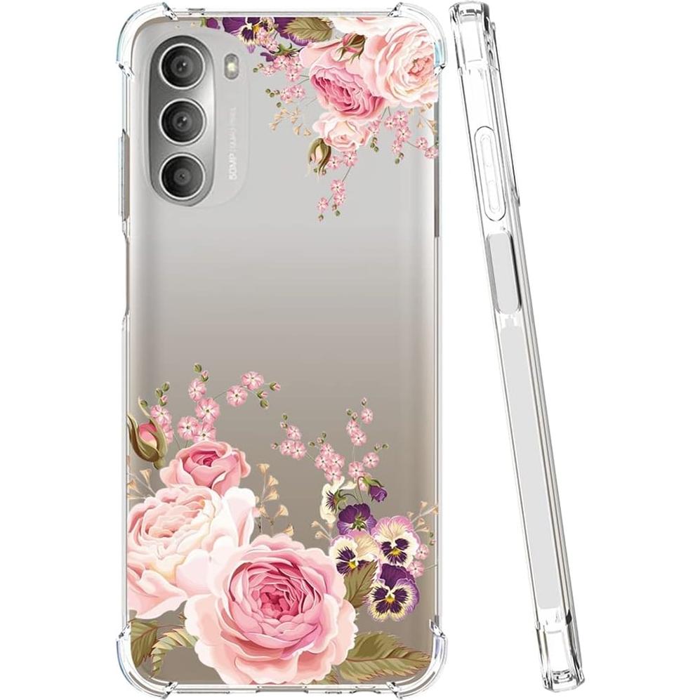 Funda Bumper Flexible TPU Yerebel para Moto G Stylus 5G 2022 Rosa