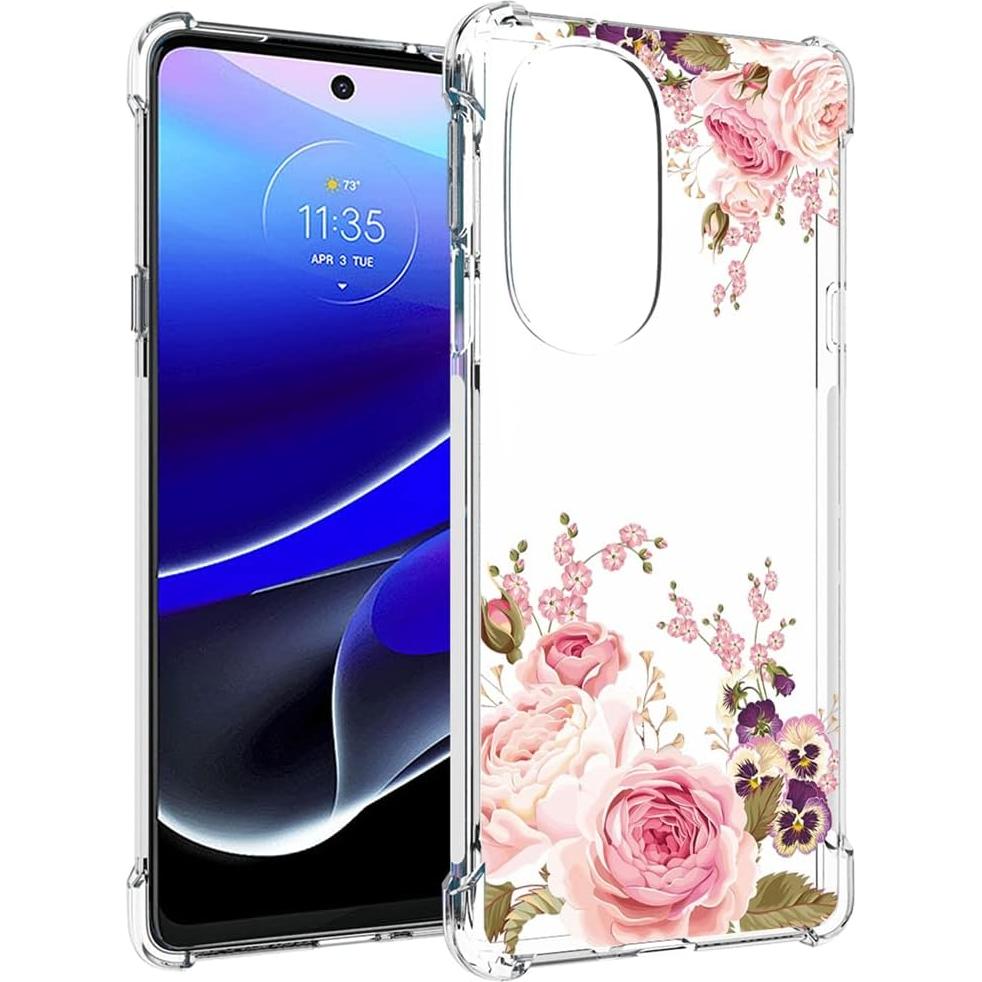 Funda Bumper Flexible TPU Yerebel para Moto G Stylus 5G 2022 Rosa