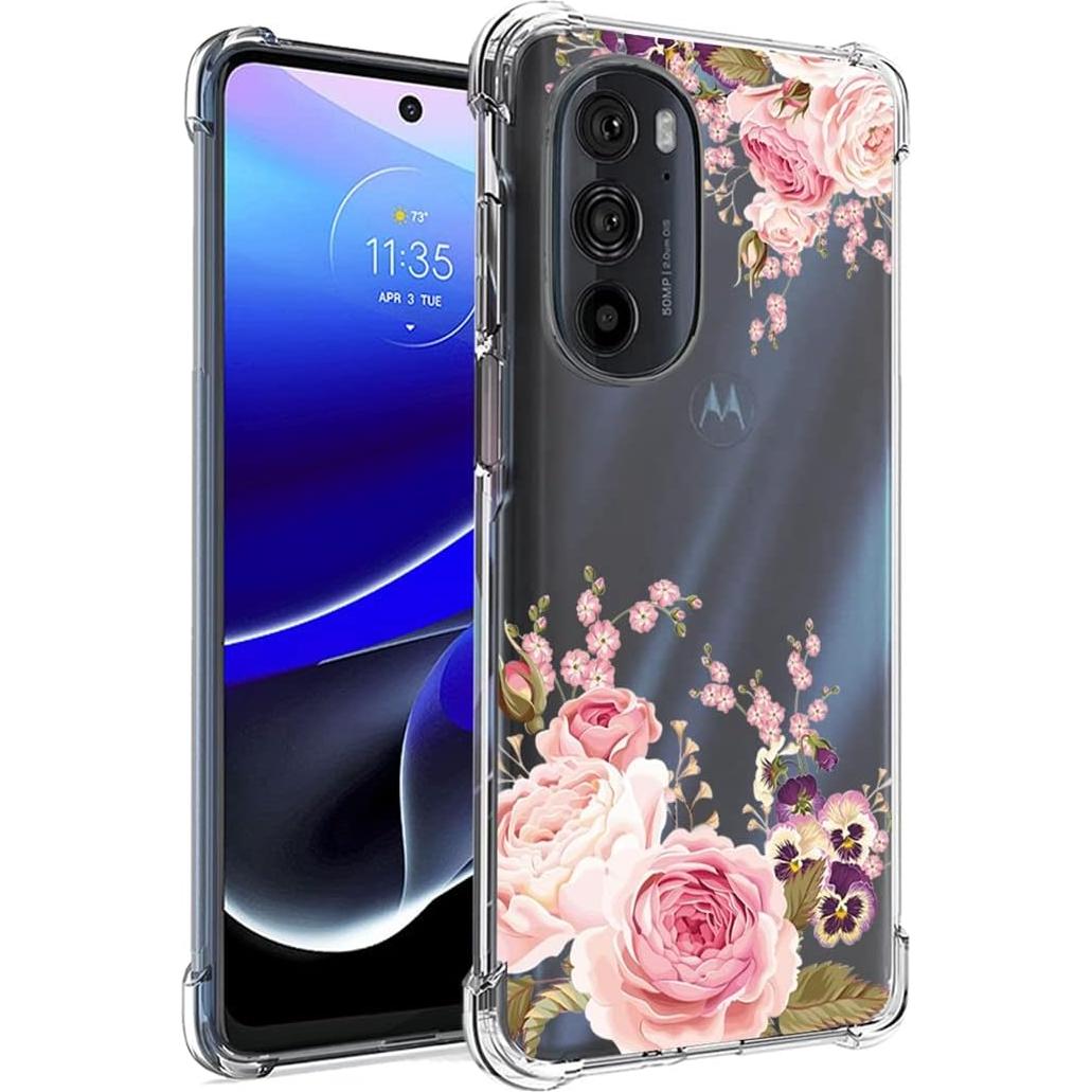 Funda Bumper Flexible TPU Yerebel para Moto G Stylus 5G 2022 Rosa