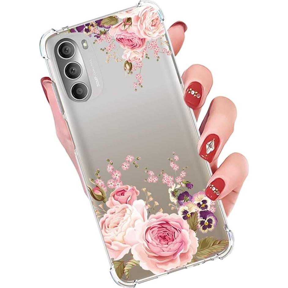 Funda Bumper Flexible TPU Yerebel para Moto G Stylus 5G 2022 Rosa