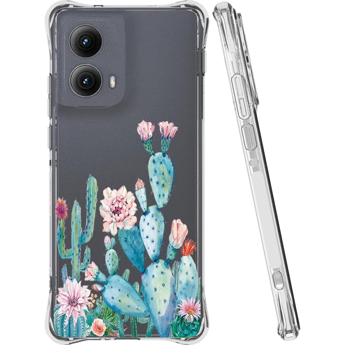 Funda protectora TPU Motorola Edge 2024 5G - Diseño Floral