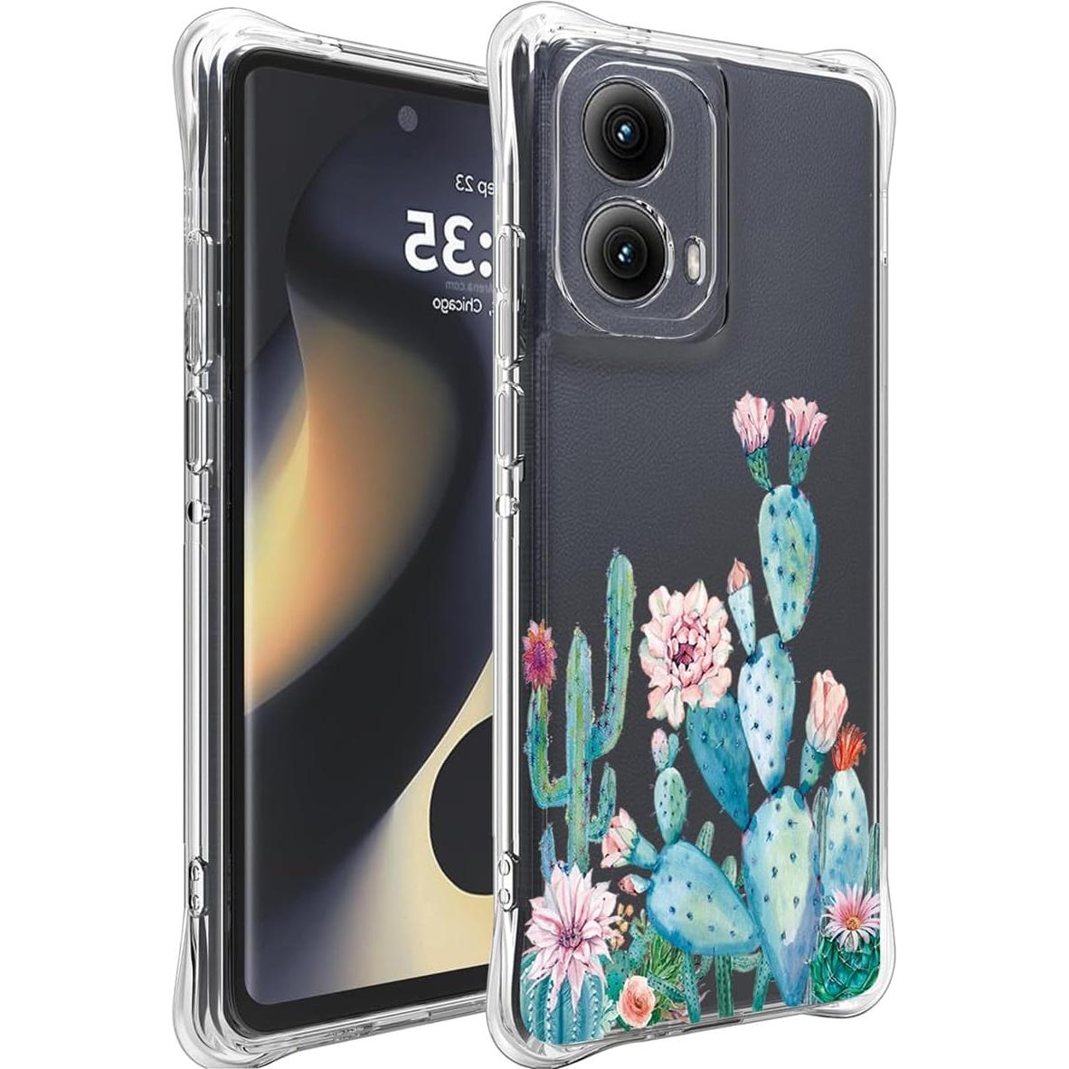 Funda protectora TPU Motorola Edge 2024 5G - Diseño Floral