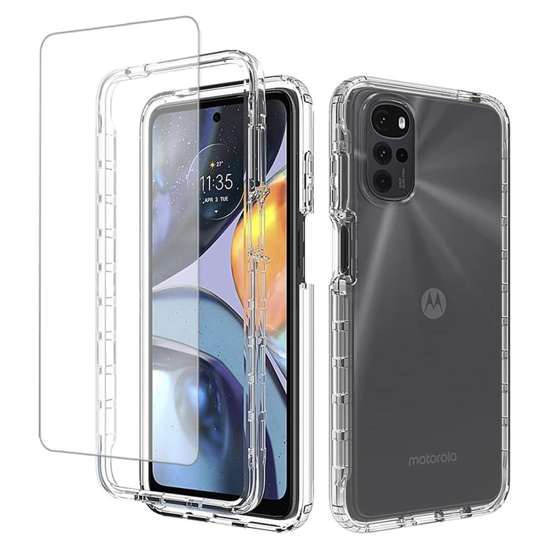 Funda Protectora Motorola Moto G22 Vavies con Protector de Pantalla