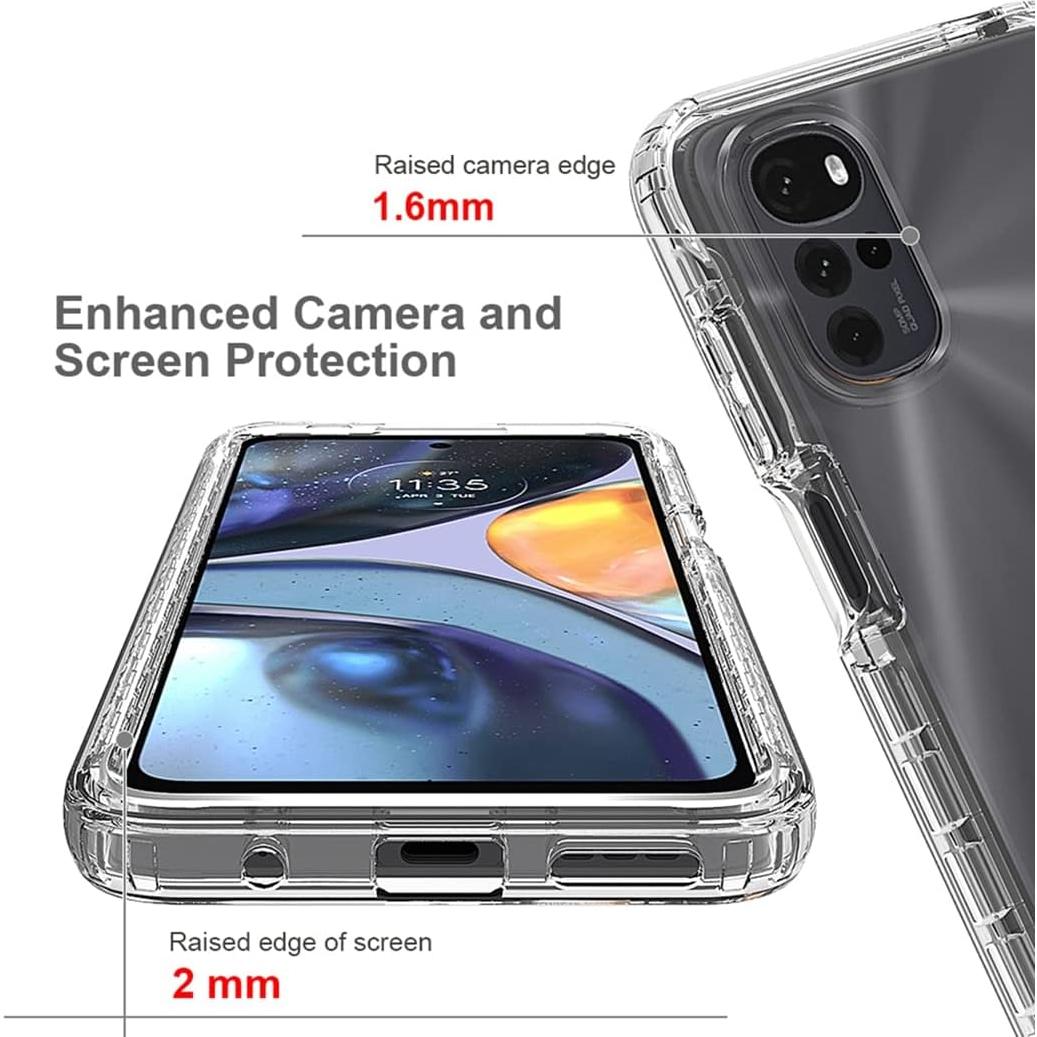 Funda Protectora Motorola Moto G22 Vavies con Protector de Pantalla