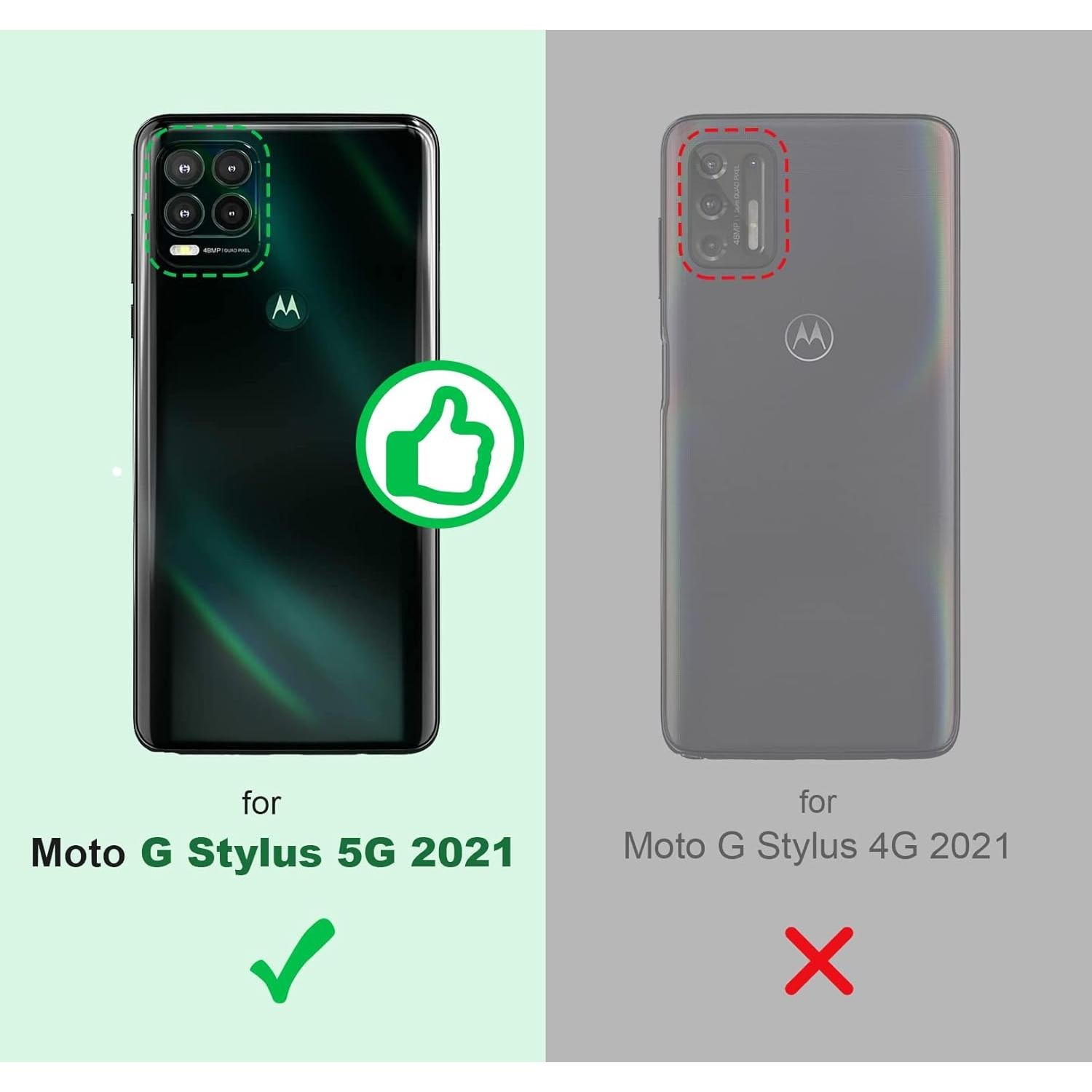 Funda Transparente Silverback para Moto G Stylus 5G 2021