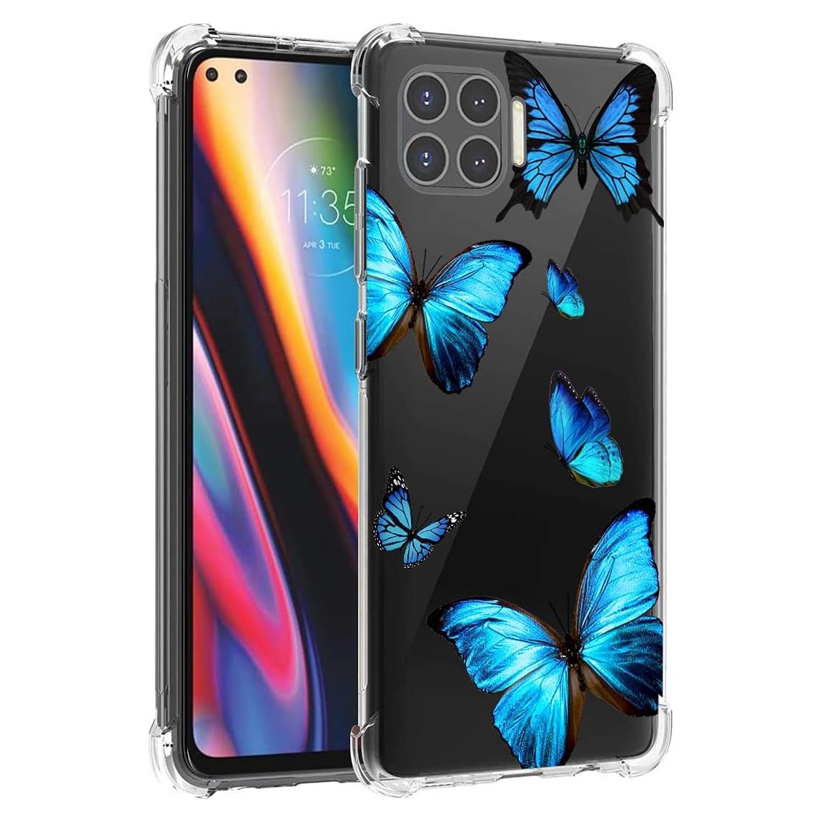 Funda Protectora TPU para Motorola Moto G 5G Plus - Mariposa