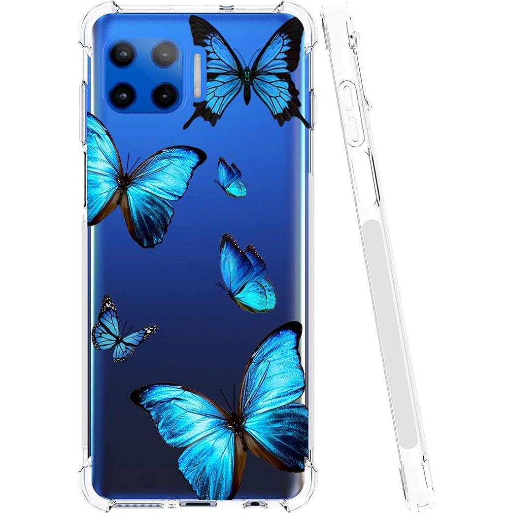 Funda Protectora TPU para Motorola Moto G 5G Plus - Mariposa