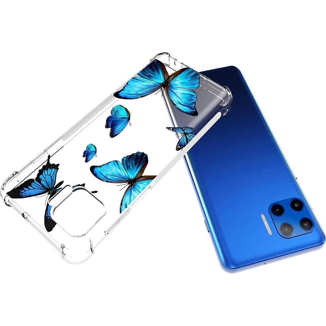 Funda Protectora TPU para Motorola Moto G 5G Plus - Mariposa