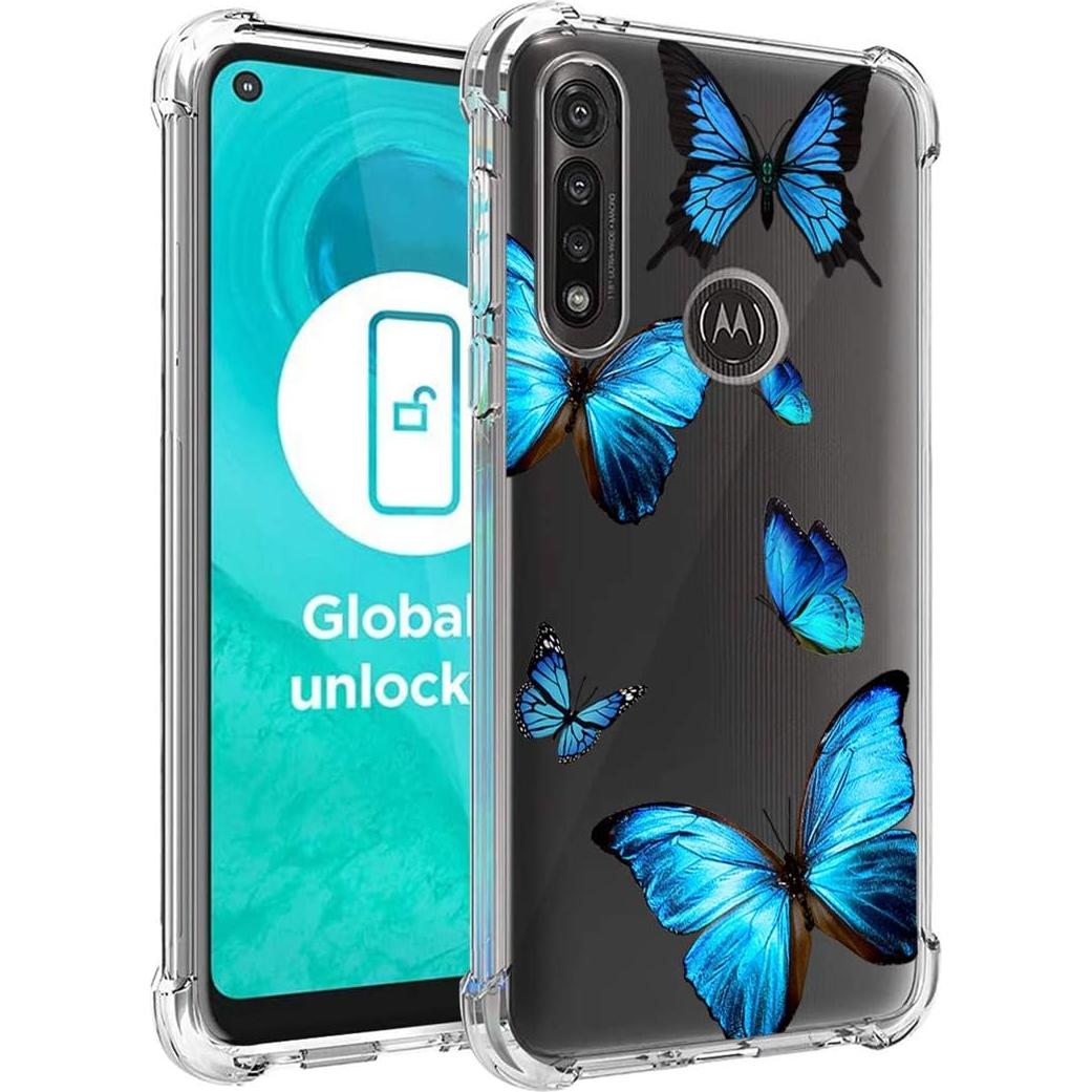 Funda Protectora TPU Clara para Motorola Moto G Fast 2020 - Mariposa