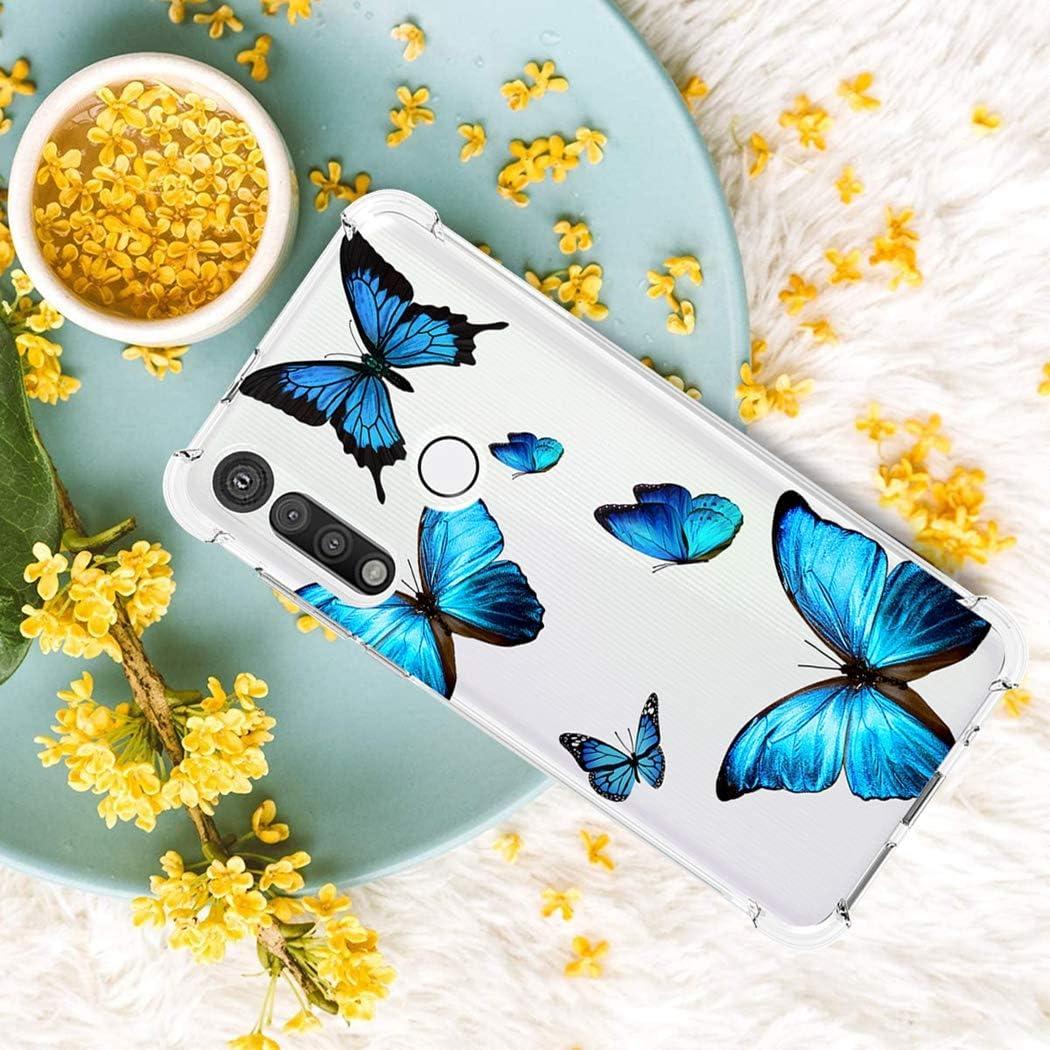 Funda Protectora TPU Clara para Motorola Moto G Fast 2020 - Mariposa