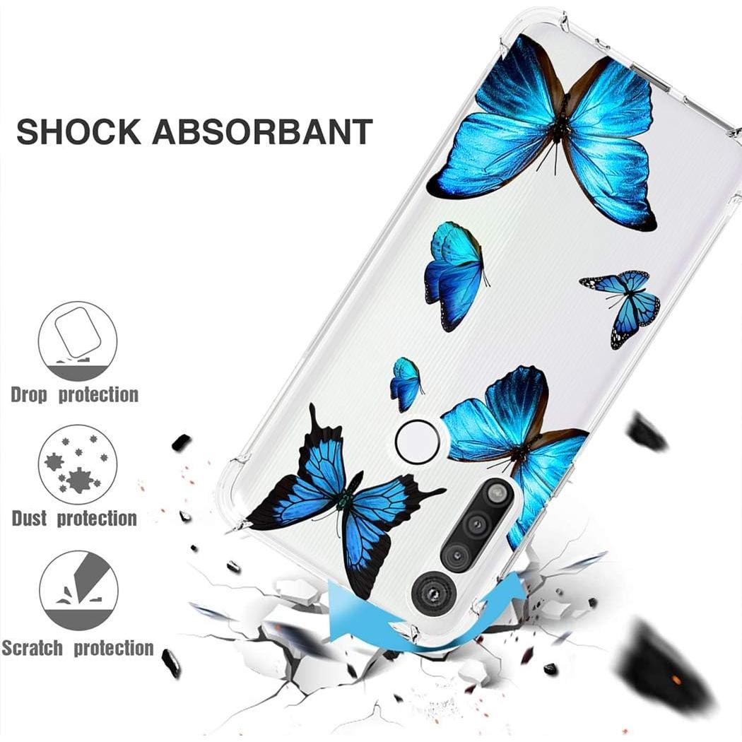 Funda Protectora TPU Clara para Motorola Moto G Fast 2020 - Mariposa