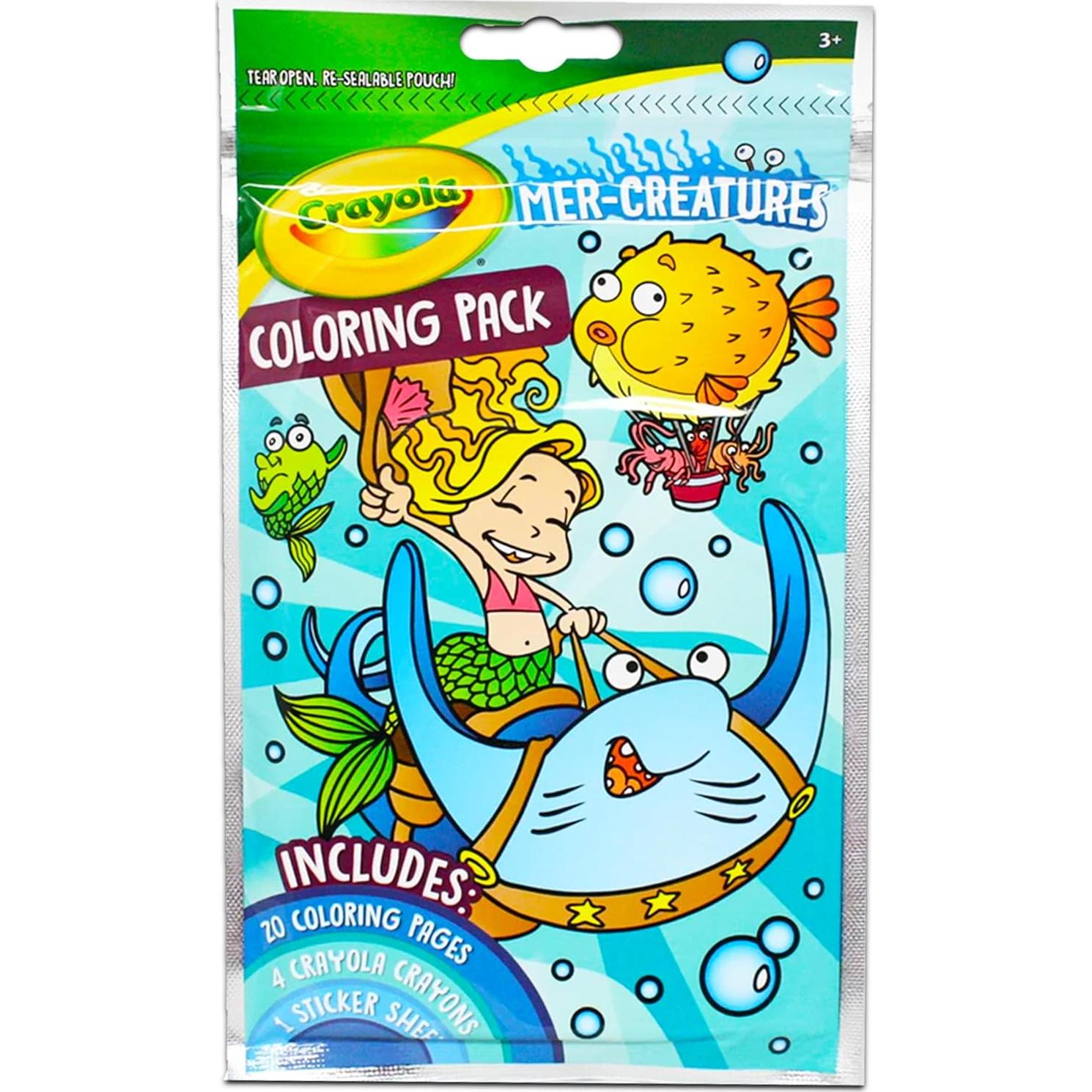 Libros para Colorear Crayola - Paquete de 7 Actividades