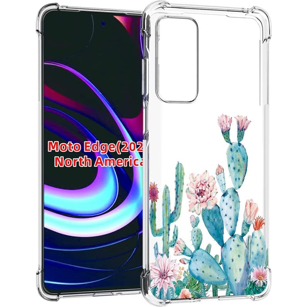 Funda protectora TPU Motorola Moto Edge 2021 6.78" cactus