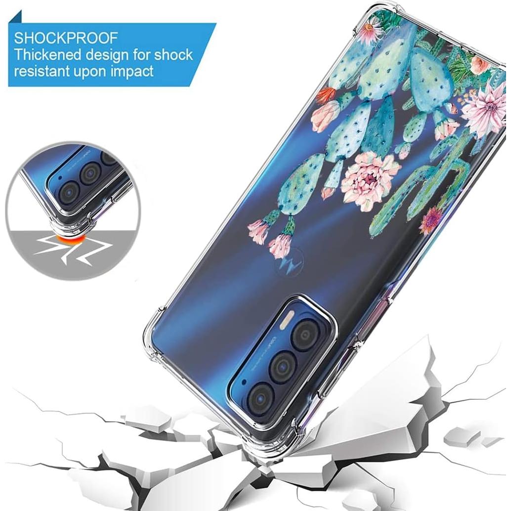 Funda protectora TPU Motorola Moto Edge 2021 6.78" cactus