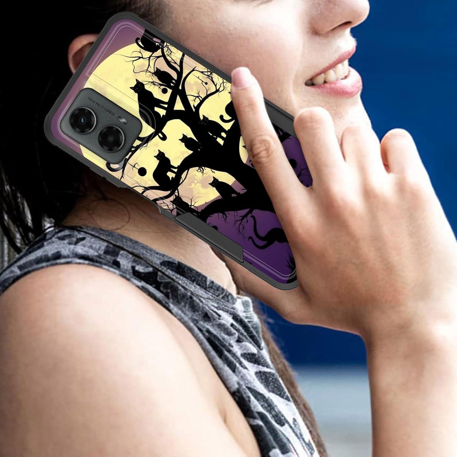 Funda protectora híbrida CICPLKSE para Moto G Power 5G 2024