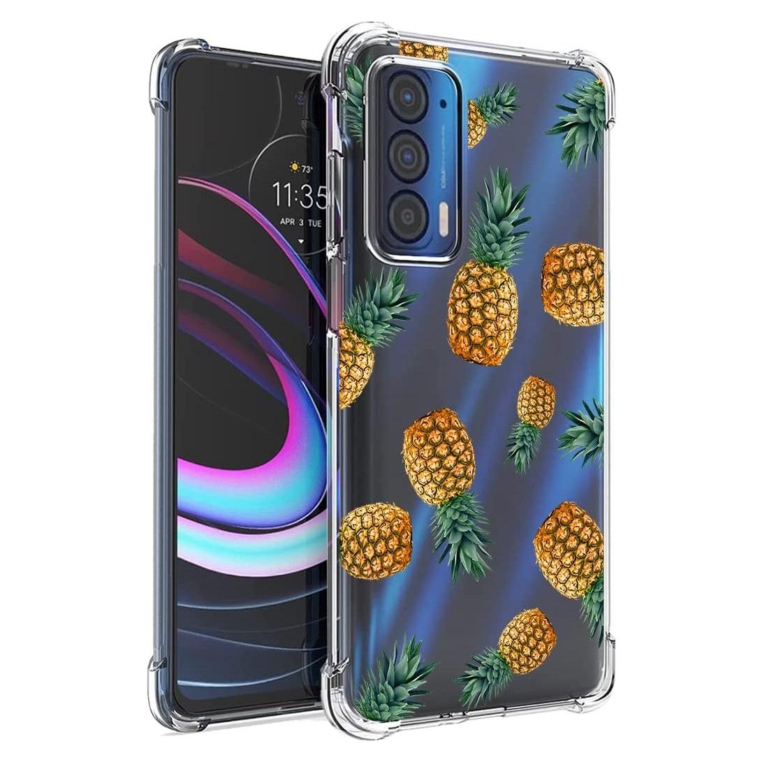 Funda TPU Motorola Moto Edge 2021 5G UW Piña 6.78"