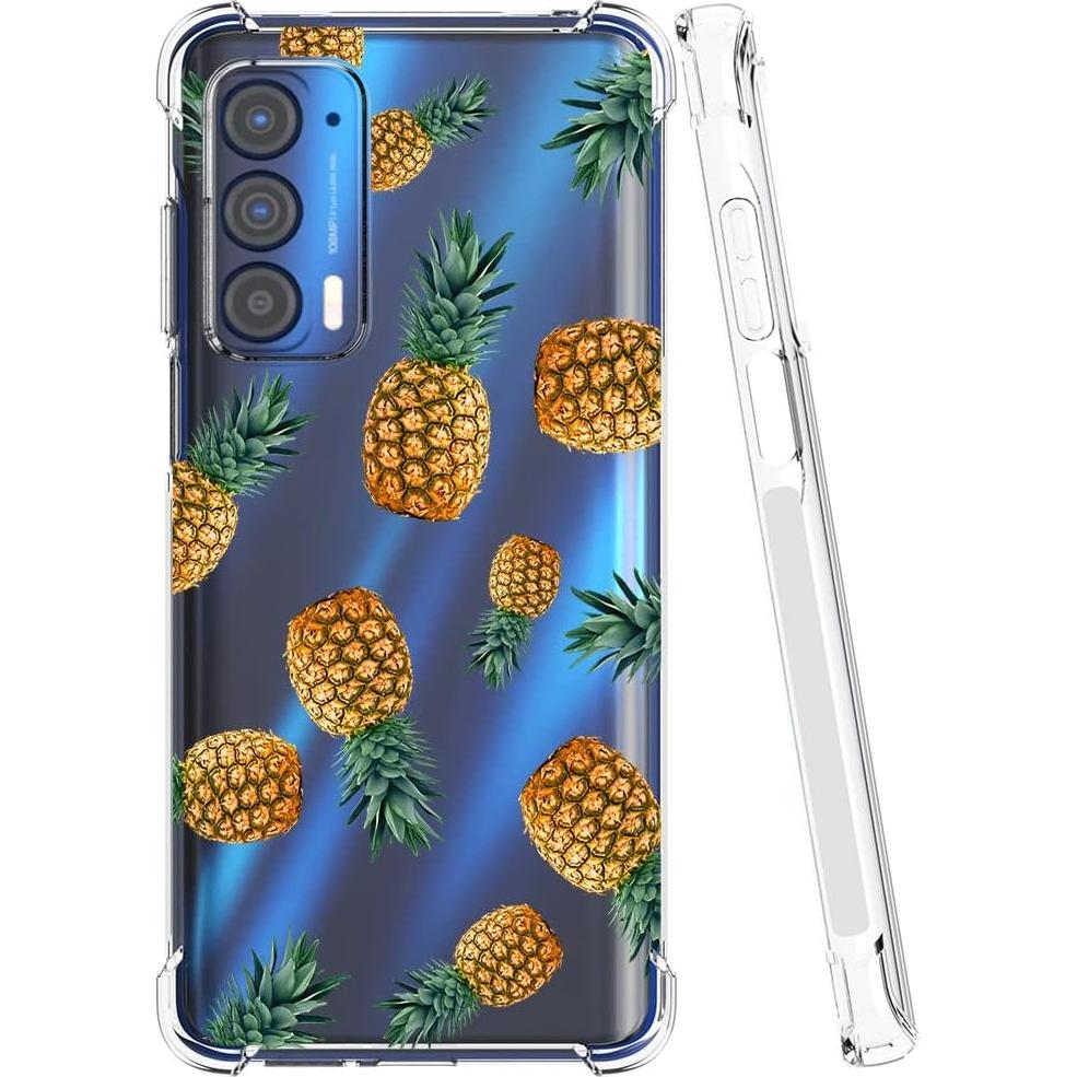 Funda TPU Motorola Moto Edge 2021 5G UW Piña 6.78"
