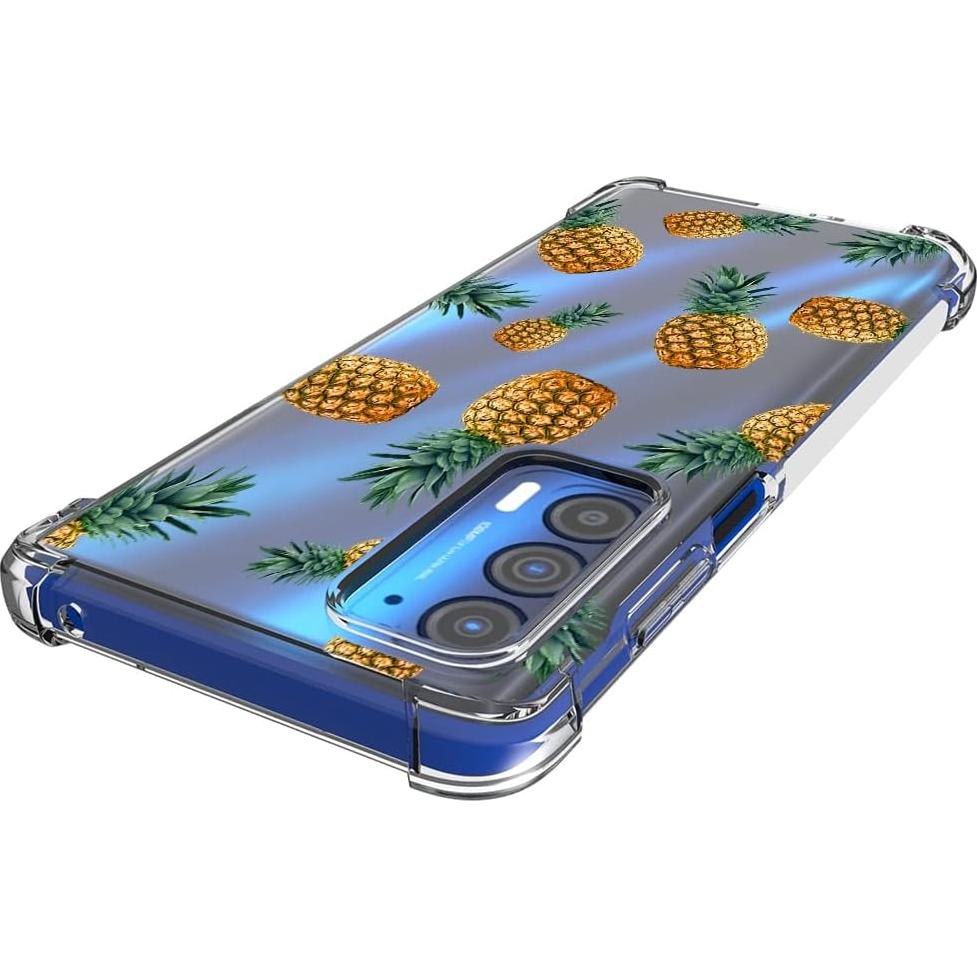 Funda TPU Motorola Moto Edge 2021 5G UW Piña 6.78"