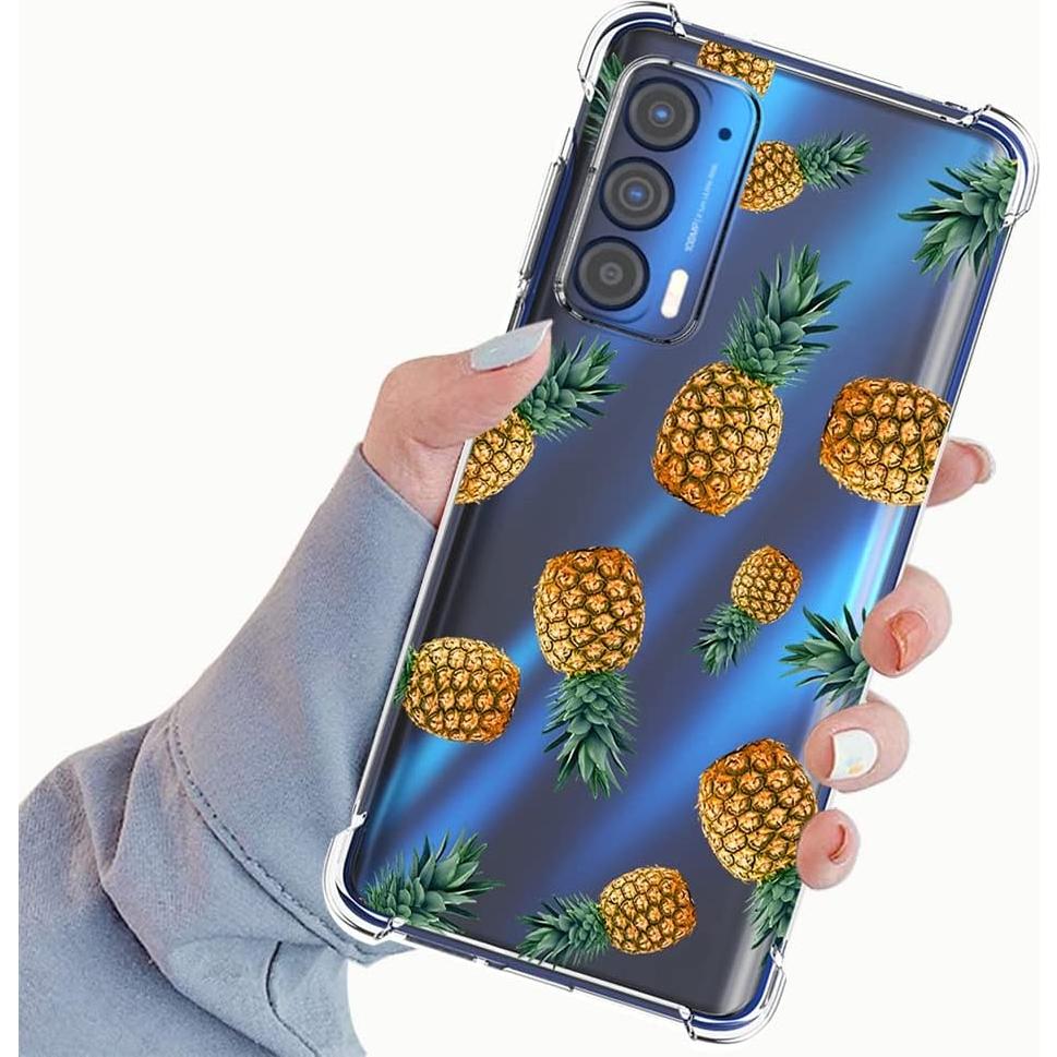Funda TPU Motorola Moto Edge 2021 5G UW Piña 6.78"