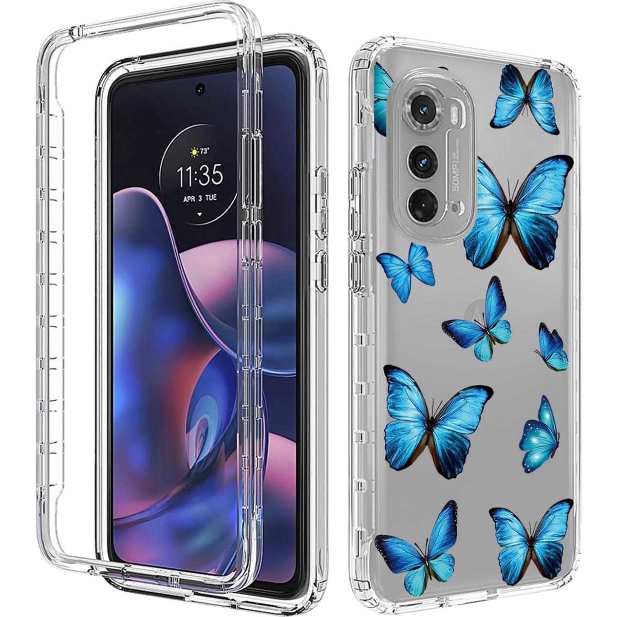 Funda Protectora Motorola Moto Edge 2022 5G con Protector