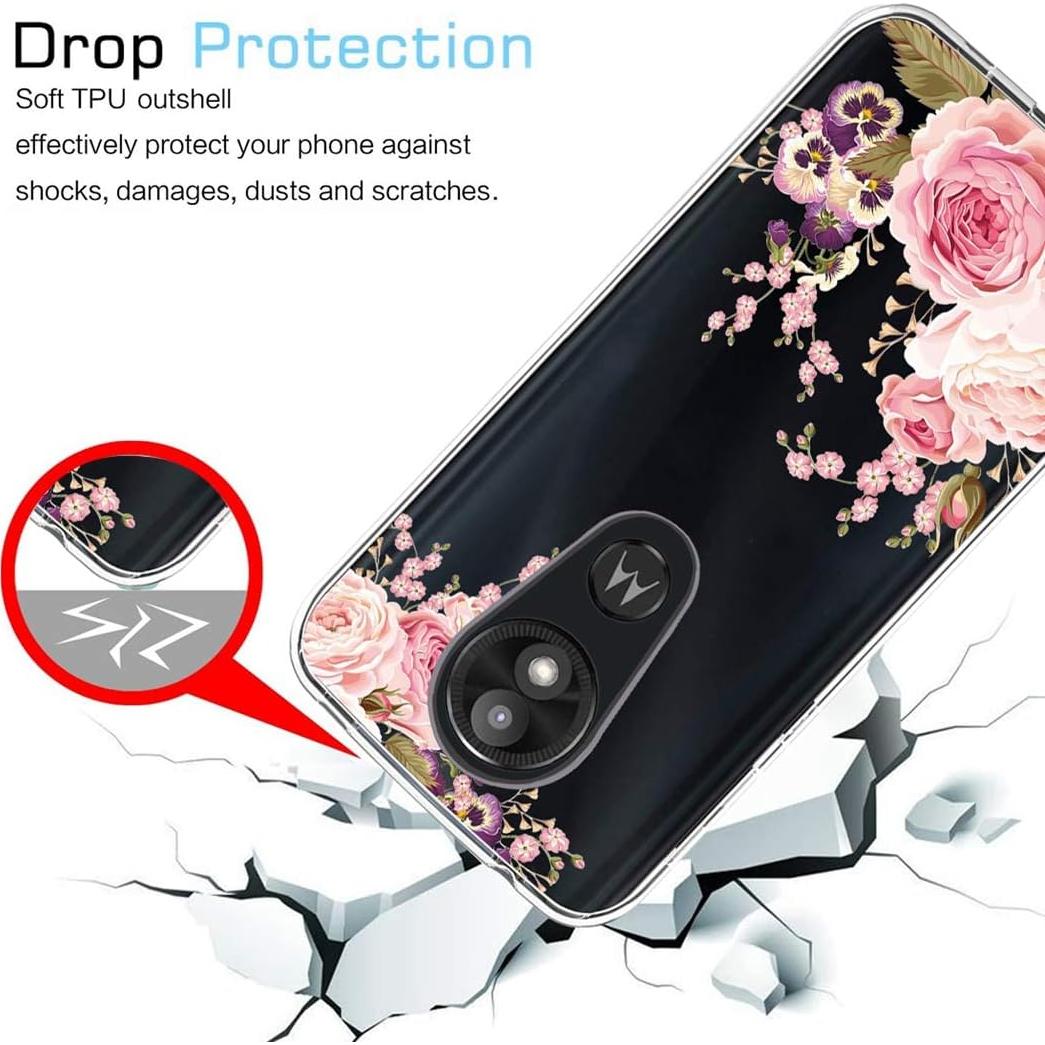 Funda Bumper TPU Rosa para Motorola Moto E5 Play - Absorbente