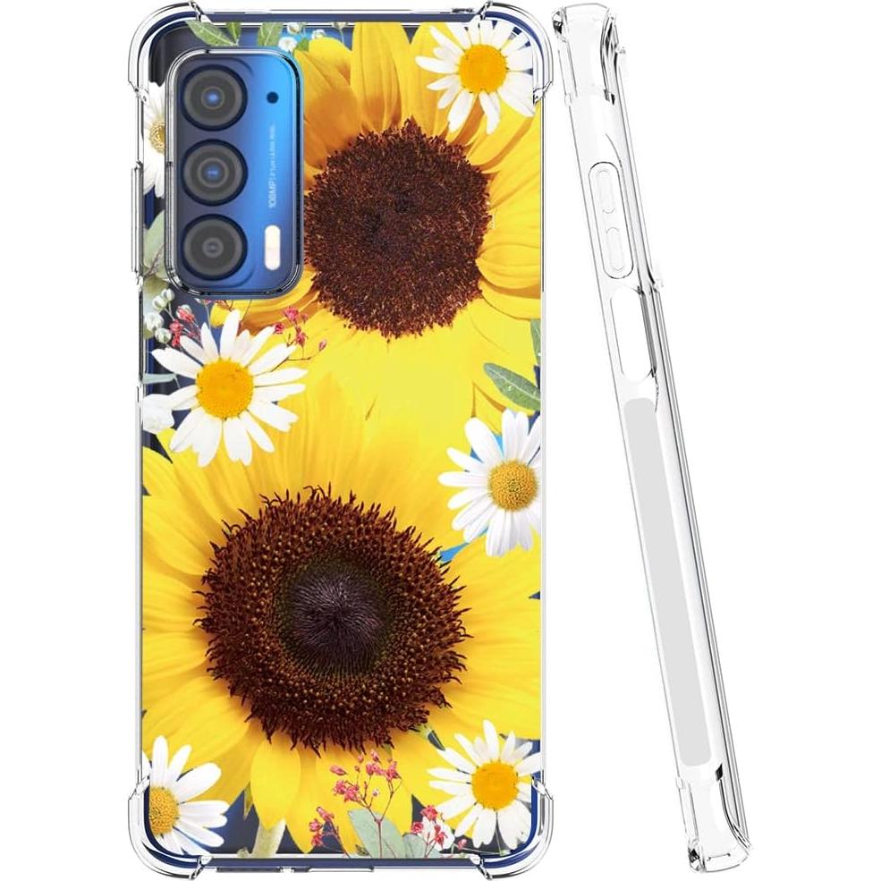 Funda protectora TPU para Moto Edge 2021 - Girasol