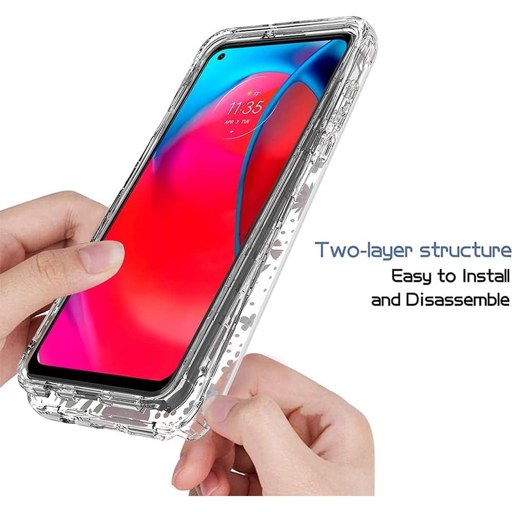 Funda Protectora Floral para Moto G Stylus 5G 2021 - Sidande