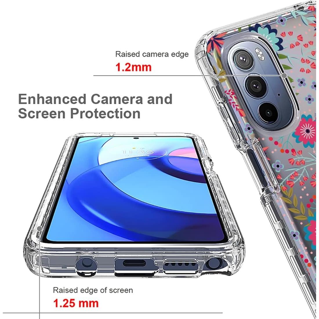 Funda Protectora para Moto G Stylus 5G 2022 Sidande con Protector de Pantalla